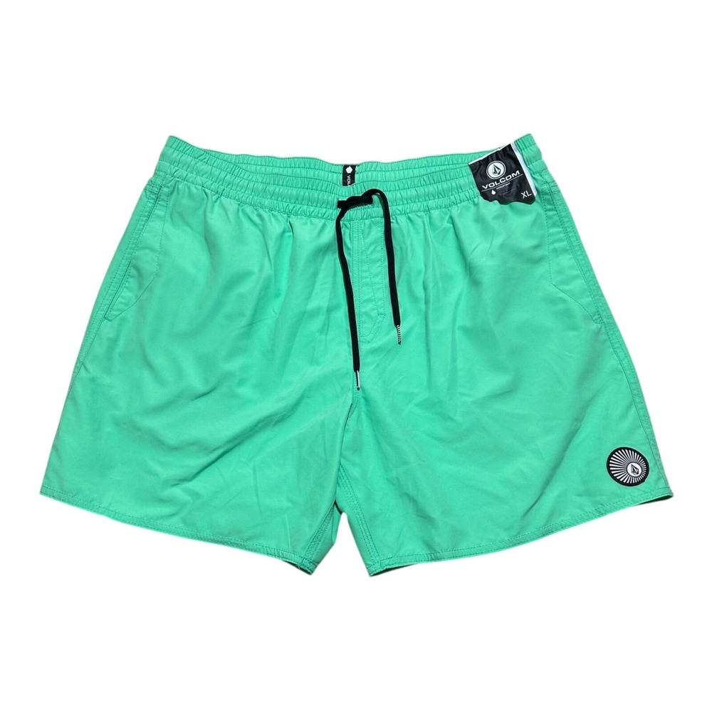 Volcom Mens Size XL Lido Solid 16 Swim Trunks Mint Green NWT NEW